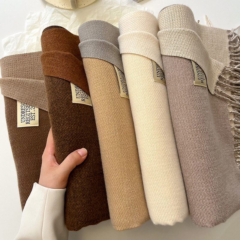 Cashmere Pashmina Wrap - وشاح كشمير دافئ بتصميم جديد، شال