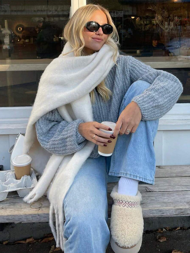 وشاح شتوي فاخر للنساء من الكشم - مراجعة Cashmere Pashmina Wrap وسعره