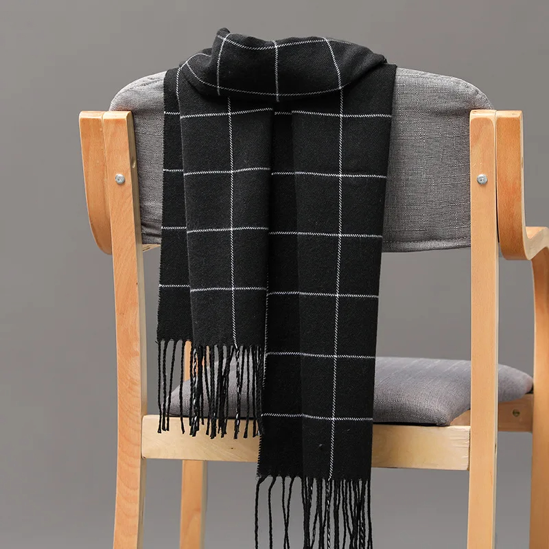 2023 جديد الشتاء الرجال وشاح ا - مراجعة Wool Scarf Men وسعره