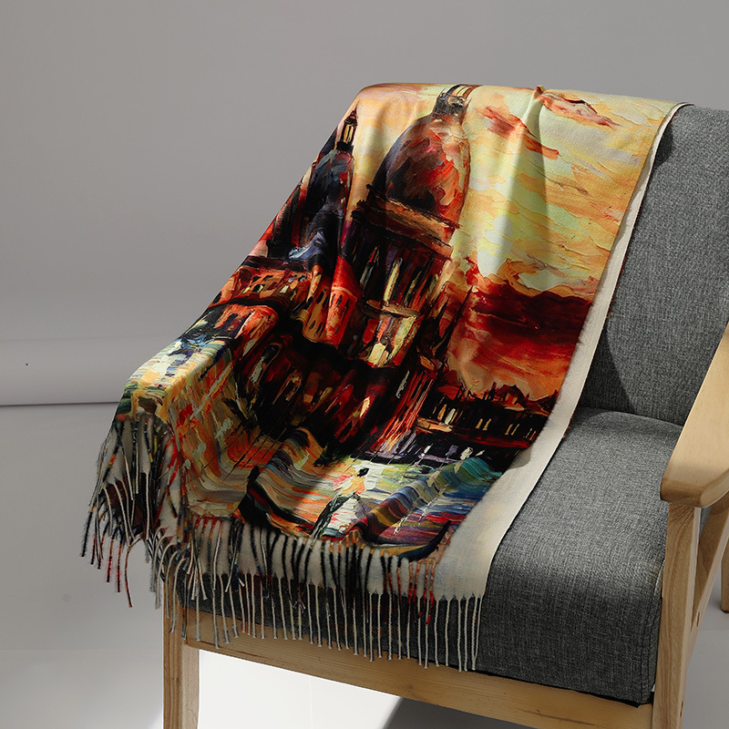 العلامة التجارية الفاخرة النفط - مراجعة Wool Scarf Men وسعره