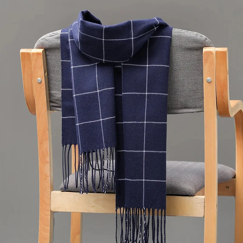 2024 جديد الشتاء الرجال وشاح ا - مراجعة Wool Scarf Men وسعره